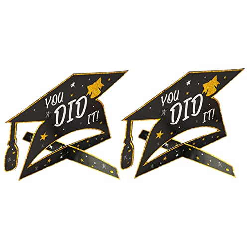 Alipis 2piezas Decoración Graduación Doctorado Adornos Fiestas Tema Graduación