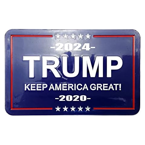 Keep America Great Sign Self-adhesive Metal Plaque Kag 2024, 4.3x2.8 inch Cover