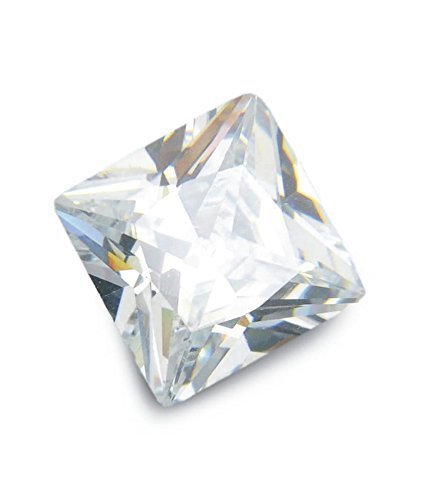 7.00 Ratti + American Diamond Squre Princes Cut, Cubic Zirconia (Zircon/Jerkan Stone) 100% Certified Natural Gemstone-image-36