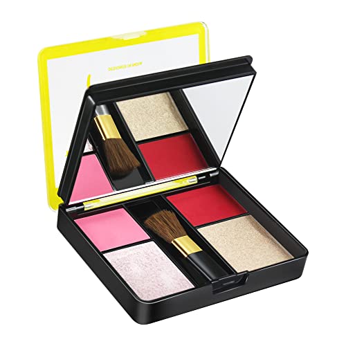 Mars 12 Eyeshadow+2 Highlighter+ 2 Blusher+ 1 Brush Pastel Makeup palette Multicolor 9271A-1 - Image 2