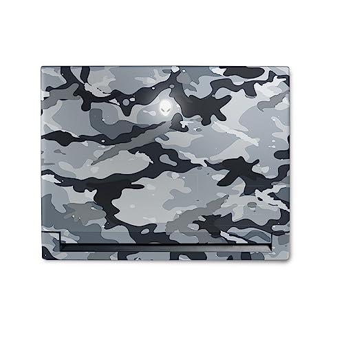 Image of MightySkins Skin Compatible with Alienware M18 R1 (2023) Full Wrap Kit - Gray Camouflage | Protective, Durable, and Unique Vinyl Decal wrap Cover | Easy to Apply & Change Styles | Made in The USA