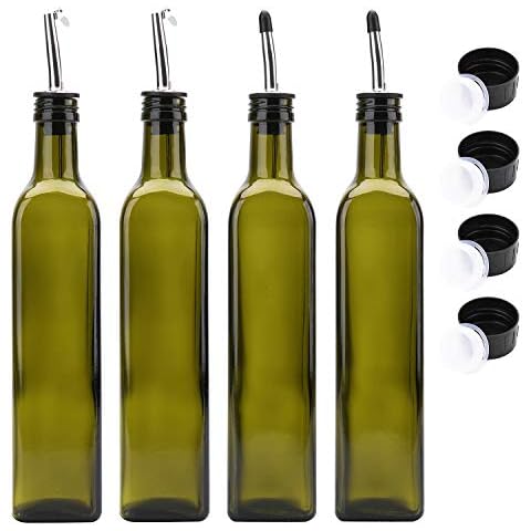 Kingrol 4 Stück Ölflasche Essigflasche Cover
