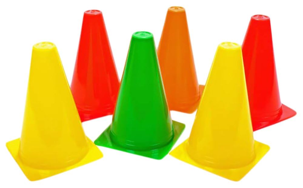 Onekbhalo Agility Marker Cone 6 inch Set of 10 pc | Football Marker Cone for Boundary Multi Color Bounday Cone (Assorted) (B0CL4Z7VD3) Amazon Price History, Amazon Price Tracker