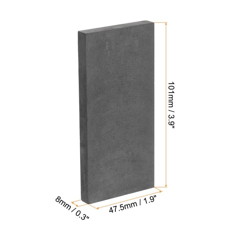 Tool parts Graphite Block Ingot Rectangle Graphite Electrode Plate 101x47.5x8mm - Pack Of 2