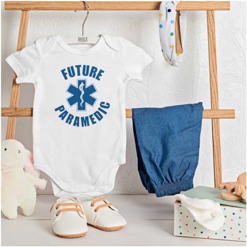 Brisco Brands Future Paramedic EMT Medic Baby Romper Boys or Girls3