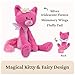GUND Take Along Friends, Maeve Rose Fairy Cat Plush Toy, Cat Stuffed Animal for Ages 1 and Up, Pink, 15”