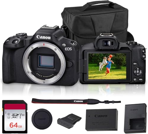 Canon EOS R50 Mirrorless Camera Bundle (5811C002)