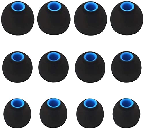 Audífonos, Wireless ALXCD Almohadillas compatibles con auriculares LG HBS, 3 tamaños, 6 pares de almohadillas de repuesto de silicona, compatibles con LG HBS-730 750 770 800 810...