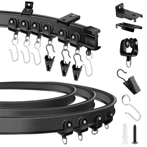 KOLAKO Bendable Ceiling Curtain Track