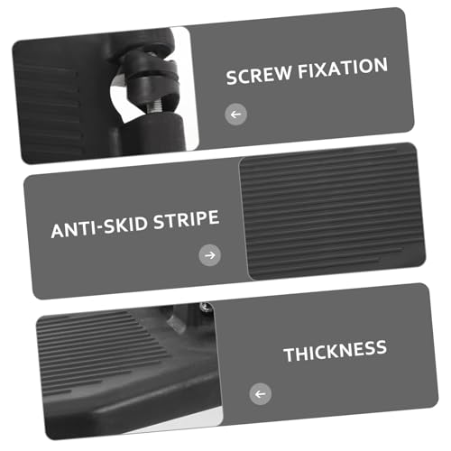 DECOMELODY 車椅子用フットレスト交換用パーツ ユニバーサルペダル 安定サポート 堅牢デザイン 患者用にな脚置き