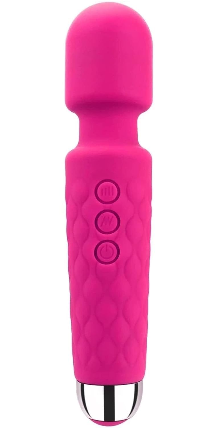 Studtoy Electric Wireless Full Body silicon Massager for Women & Men, Flexible Handheld waterproof Vibrator Magic for Pain Relief with 8 Speeds 20 Modes Handheld