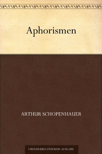 Cover of Aphorismen (German Edition)