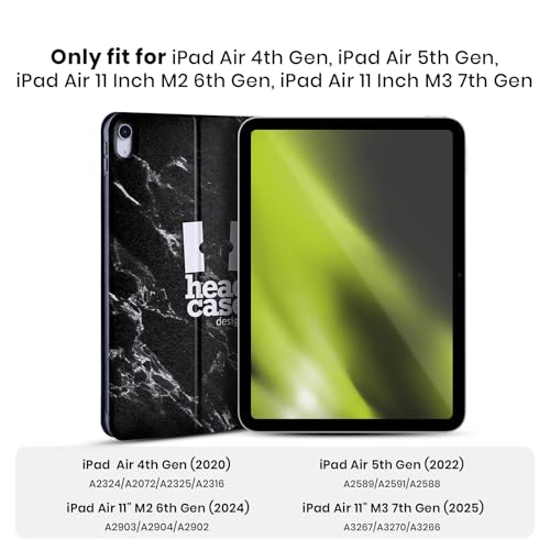 Funda de cuero iPad Air 2020 Head Case Designs con acabado Mariposa 2