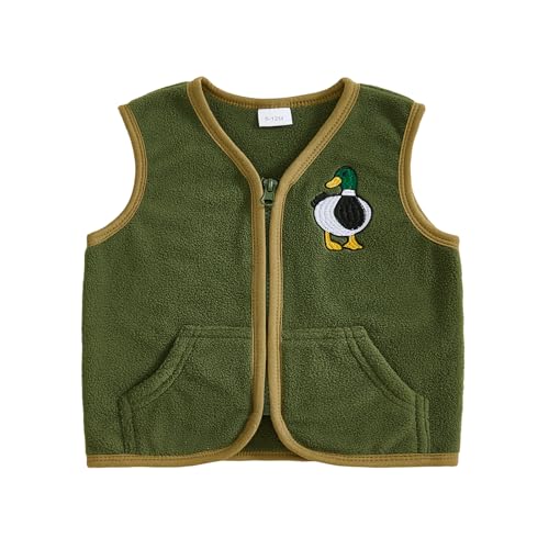 Image of Ayalinggo Toddler Baby Girls Boys Winter Warm Vest Clothes Buffalo Plaid Christmas Jacket Kids Puffer Quilted Gilet Coat | Full front zipper, warm clothes for cold winter, Red Black Buffalo Plaid Christmas Outfit, Kids Puffer Quilted Gilet Coat