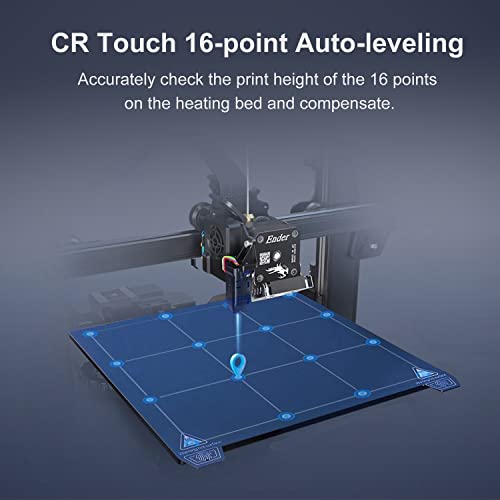 Image of Official Creality Ender 3 S1 Pro 3D Printer with CR Touch Automatic Bed Leveling, 300℃ High Temperature Nozzles Sprite Direct Drive Extruder 220 x220x270mm Printing Size for Beginners