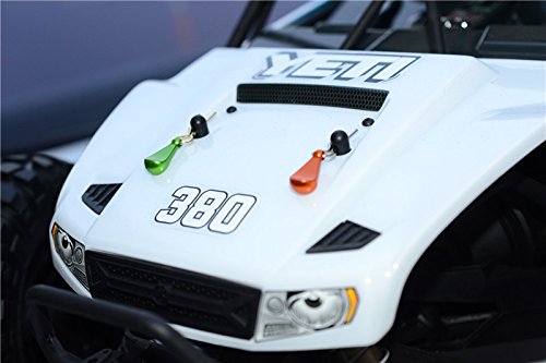 Body Clips + Aluminum Mount For 1/10 To 1/18 Models - 6Pcs Set Silver