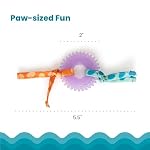 Catstages Kitty Chew Wheel, Dental Cat Toy with Catnip Oil, Teeth Cleaning, Healthy Chewing, Boredom Relief, Kicking & Batting for Kittens and Adult Cats, Purple - Image 5
