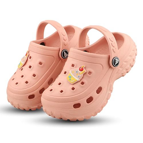 Image of FUEL Poddle Comfortable Indoor & Outdoor Casual Garden Clogs, Soft Cushioned Footbed and Lightweight EVA Slip-On Kids Clogs for Boys & Girls