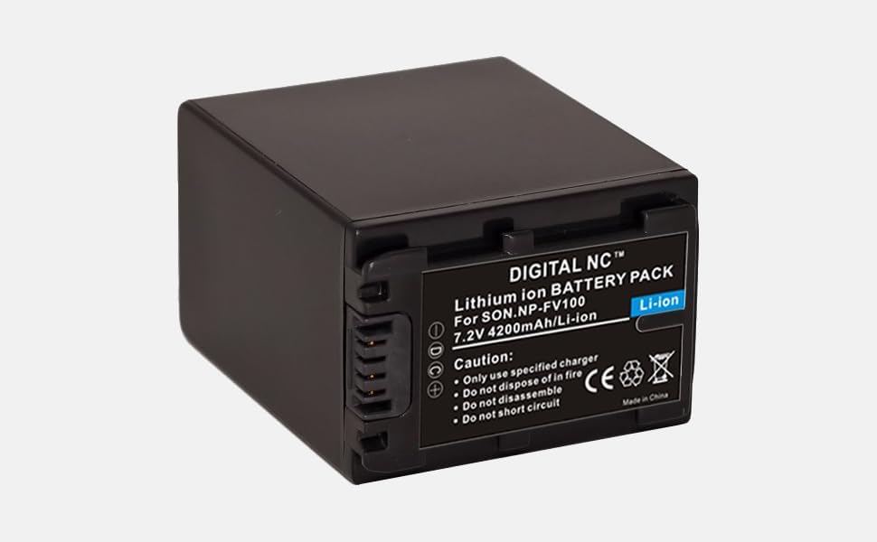 Digital Nc Lithium Ion Battery (Higher Capacity) Compatible with Sony FDRAX33, FDRAX43 & FDRAX53