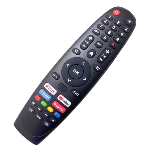 Image of Compatible for Compaq Tv Remote Original Suitable Smart Android FHD UHD Television 32 43 50 55 inches and Make Sure Existing Remote Match Exactly to Replicate and Perform Comfortably