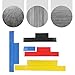 Concrete Texturing Mold, Weatherwood Plank Concrete Stamp, Decorative Tile Pattern Polyurethane Texturing Mats, Sturdy, Realistic Detail - 5 piece