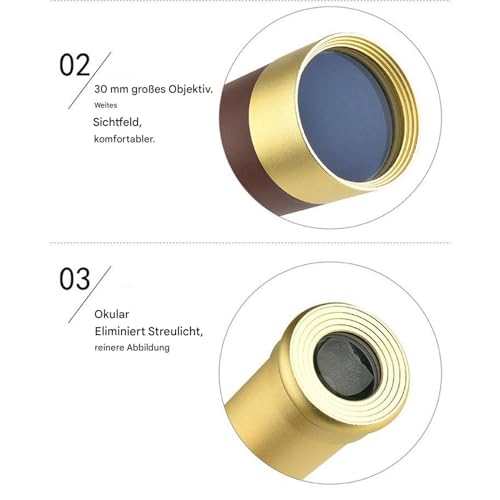 Télescope monoculaire haute performance portable et objectif haute définition - 7