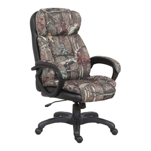 OS Home and Office Furniture 45.25 Fabric Executive Chair in Mossy Oak/Black