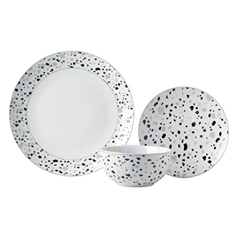 Sabichi Terazzo 12pc Porcelain Dinner Set Cover