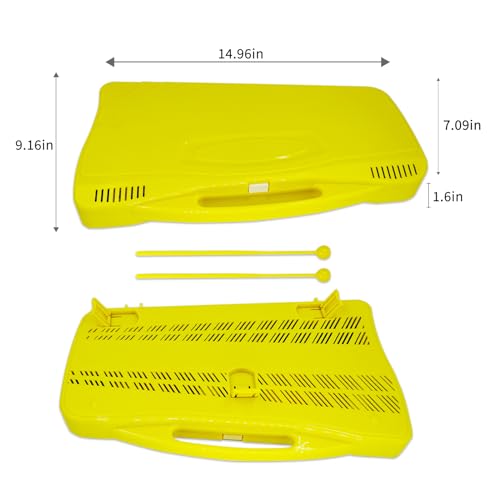 Image of Xylophone for Kids 25 Notes Glockenspiel Metal Percussion Instrument with Case Two Safe Mallets, Perfectly Tuned Musical Instrument Toddlers Adult Music Teaching, Gifts(Yellow)