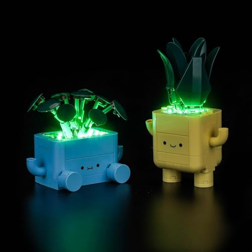Licht-Kit Kompatibel mit Lego 10349 Happy Plants Botanical Collection Set (Kein Modell) Led Beleuchtungs Set Compatible with Happy Plants 10349 Kreative Spielzeug
