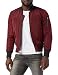 Produktbild Urban Classics Herren 2-Tone Bomber Jacket Bomberjacke, Mehrfarbig (Burgundy/Black 619), XXXXX-Large