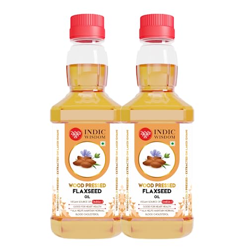 Image of IndicWisdom Cold Pressed Flaxseed Oil 1L