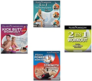 4 DVD Pilates Fitness Workout Set
