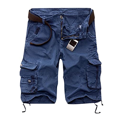 Pantalones Cortos Hombre Cargo Casual Verano Pantalón Corto Deporte Transpirables Bermudas Trabajo Talla Grande Vintage Pantalon Corto Cómodo Shorts Deportivo Ligero Ropa Deportiva Suave Fitness Playa