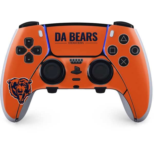 Skinit Decal Gaming Skin Compatible with PS5 DualSense Edge Pro Controller - Officially Licensed NFL Chicago Bears Team Motto Design