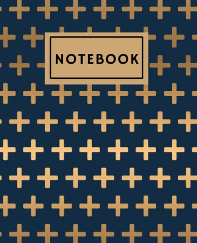 Gold Cross Pattern Notebook for Creative Minds Gold Cross Pattern Notebook for Creative Minds
