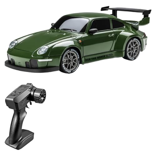 BEIBEINOYA 1:24 リモコントイカー 2.4G無線遠隔操作 オフロード車 双モーター駆動 前後左右移動 LED発光車体 7-14歳向け男の子用 コントロールハンドル 50-60メートル遠隔操作 橙色/グラデーションパープル/ライトブルー/軍緑