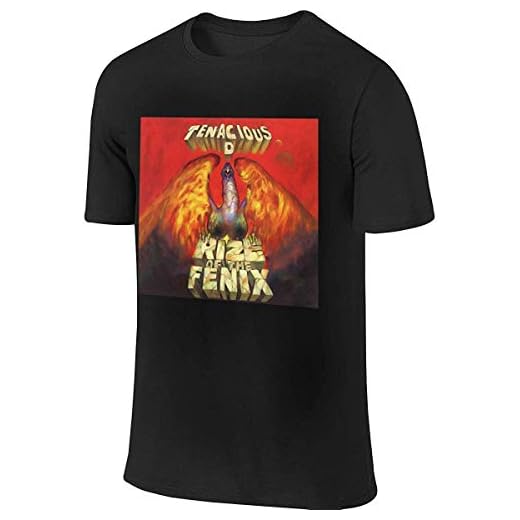 Kortärmad skjorta för män, Tenacious D Rize of The Fenix band för män, mode, kortärmad t-shirt, toppar, blouseT tröja