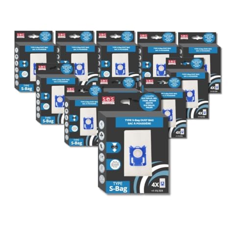 Lote de 11 cajas de 4 bolsas tipo S BAG aspiradora 9001684589 ELECTROLUX