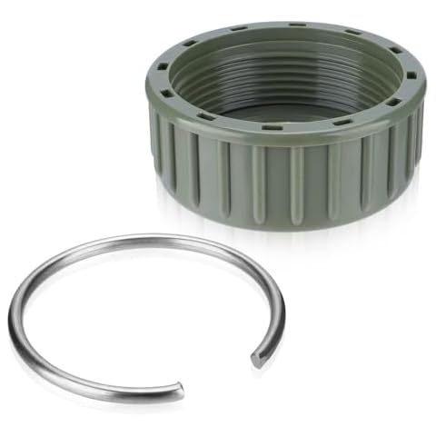 ZTTM 100099 Aluminum Wands Replacement Nut (1) and 100100 Aluminum Wand Ring (2) Cover