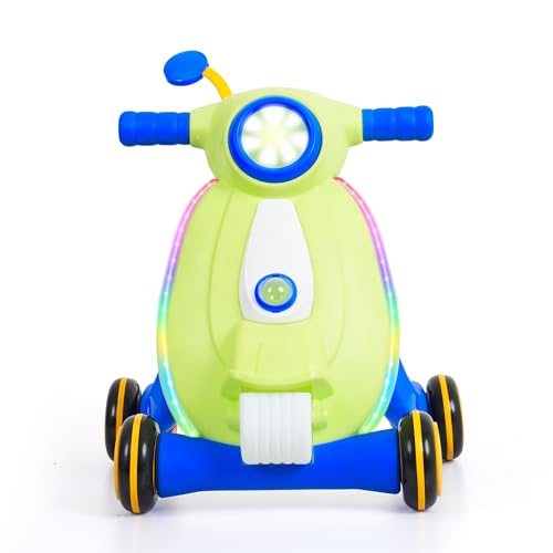 Image of Luusa Pro Kids Tiny Steps Baby Walker | Toddler Walker with Lights, Music, and Ball Game | 2-in-1 Interactive Activity Walker Reda | Proudly Made in India
