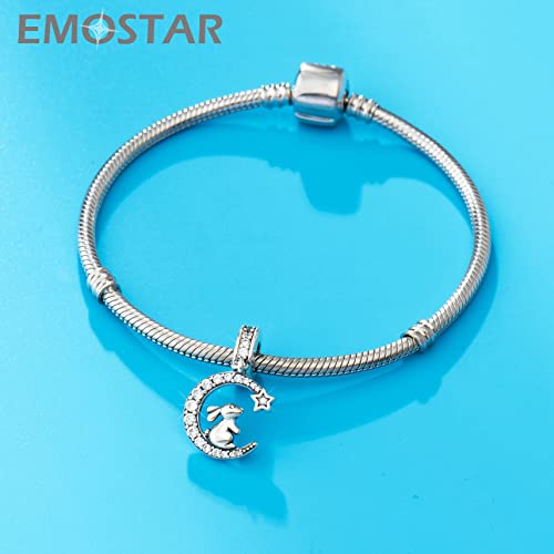 Image of Animal Theme Charms, Mom /Child of Owl Bear Dog, Rabbit Flamingo Elephant Panda Cat Parrot Crocodile Unicorn Charms in 925 Sterling Silver, Fit European Bracelet /Necklace, Gift for Mother /Friend /Lover