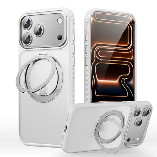 Coque magnétique iPhone 17 Pro Max blanche : le support idéal pour vos vidéos