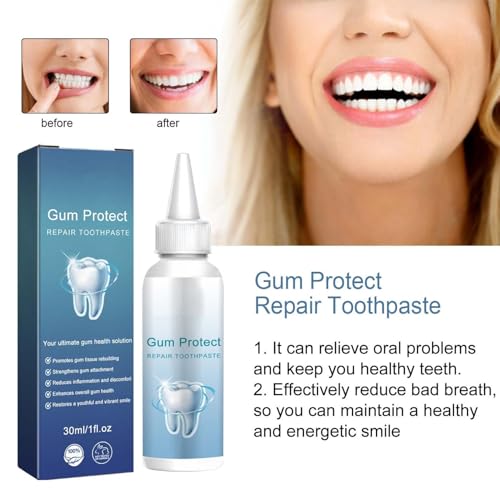 Zahnfleisch Therapie Gel, Reduziert Zahnfleischbluten, Zahnaufhellung Bleaching Stift, Gum Shield Therapy, Kontinuierliche Nutzung für Bessere Ergebnisse (2)
