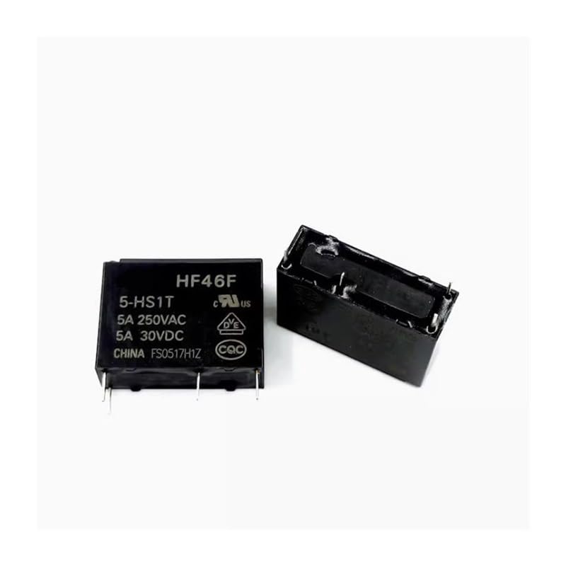 POWTAXBJGD Relay HF46F 5-HS1T HF46F 5-HS1THF46F 5-HS1T 5V 5VDC5DCV 5A 4PIN(20PCS)