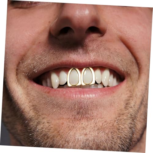 4 piezas tapas de dientes estilo Hip Hop chapado miniatura 5