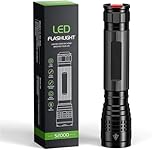AHAORIGIN Powerful LED Torch Flashlight S2000, High-Powered 2000 High Lumens Torch with 3 Modes, Zoomable, Water Resistant Flashlight for Home, Camping, Emergency, Hiking, Outdoor