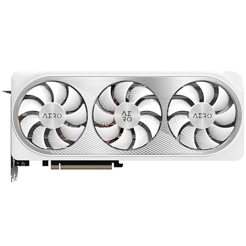 GIGABYTE GeForce RTX 4070 Ti AERO OC 12GB Graphics Card - 12GB DDRX6 21Gbps 192bit, PCI-E 4.0, Core 2640Mhz, DisplayPort 1.4, HDMI 2.1a, NVIDIA DLSS 3, GV-N407TAERO OCV2-12GD