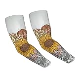 【Estructura de accesorios】: Incluye un par de puños de seda helada (2 piezas), una banda elástica antideslizante de silicona alrededor de la parte superior del brazo y un orificio para el pulgar. El diseño sin dedos puede proporcionar una protección solar más completa y protegerlo de los rayos ultravioleta. También es un buen complemento para personalizar tu vestido. Hay una banda elástica antideslizante alrededor de la parte superior del brazo, que se puede usar mejor sin resbalar.