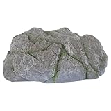 MALUGOGO Llave falsa realista de resina de roca segura, materiales resistentes a la intemperie, aspecto natural, decorativo, multiescena, aplicación para entradas del hogar y jardín